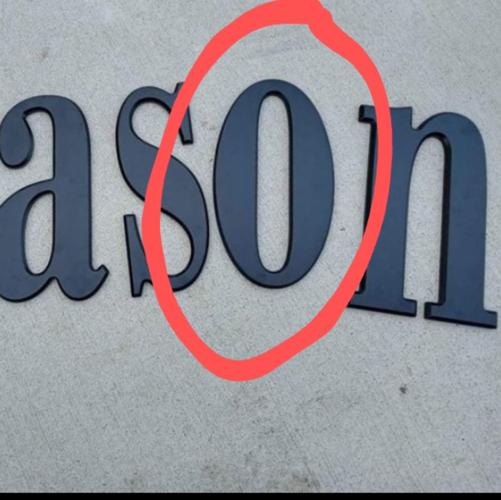 Letter o